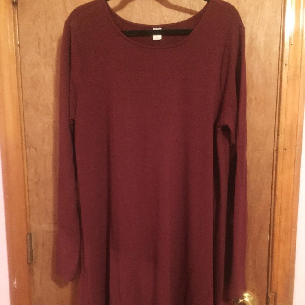 Old Navy Long Sleeve T-Shirt Dress- XL